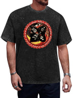 Vintage Washed KISS Rock and Roll Ain’t Over Graphic T-Shirt