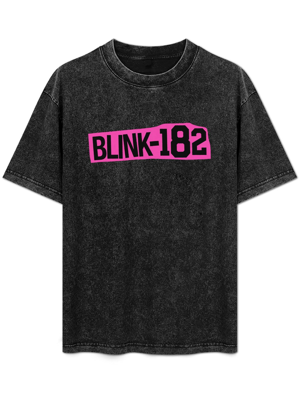 Blink-182 Pink Box Logo Graphic T-Shirt