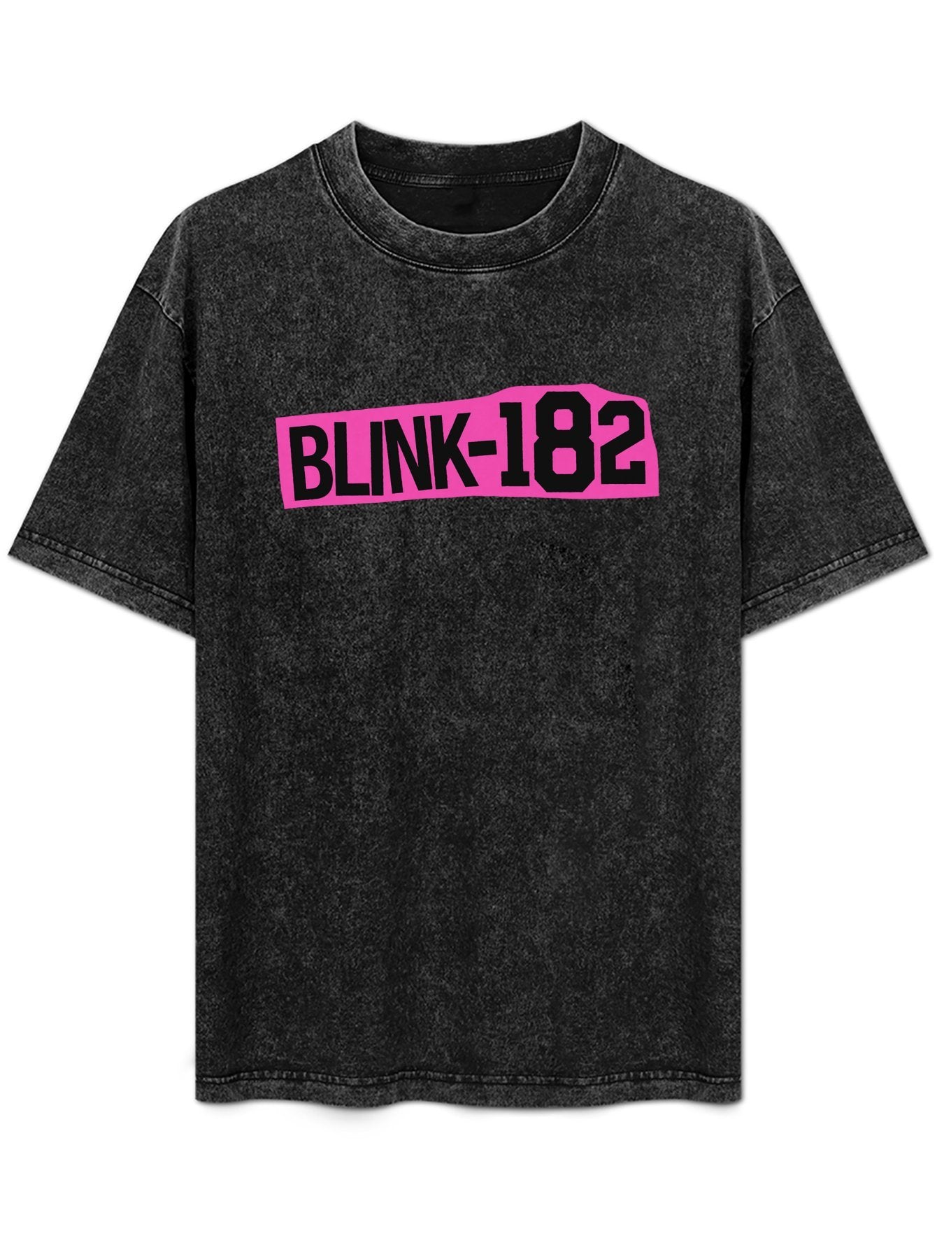 Blink-182 Pink Box Logo Graphic T-Shirt