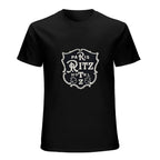Paris Ritz Hotel Crest Graphic Black T-Shirt