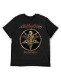 Mötley Crüe Dr. Feelgood Pentagram Snake Graphic T-Shirt