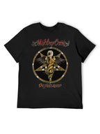 Mötley Crüe Dr. Feelgood Pentagram Snake Graphic T-Shirt
