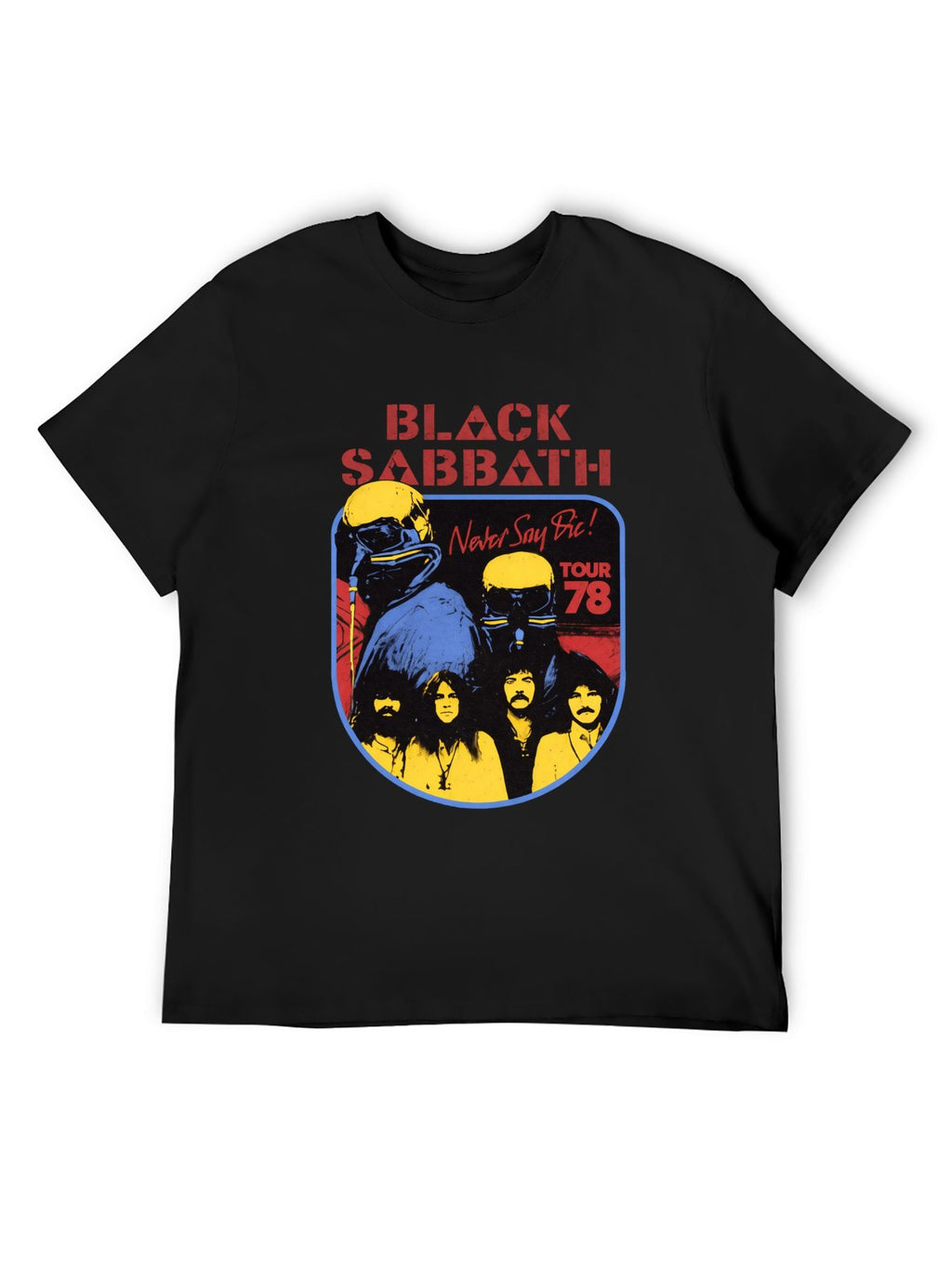 Black Sabbath Never Say Die! Tour 78 Vintage Graphic T-Shirt
