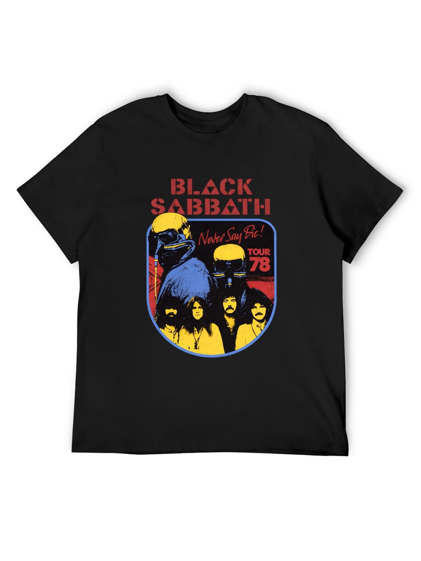 Black Sabbath Never Say Die! Tour 78 Vintage Graphic T-Shirt
