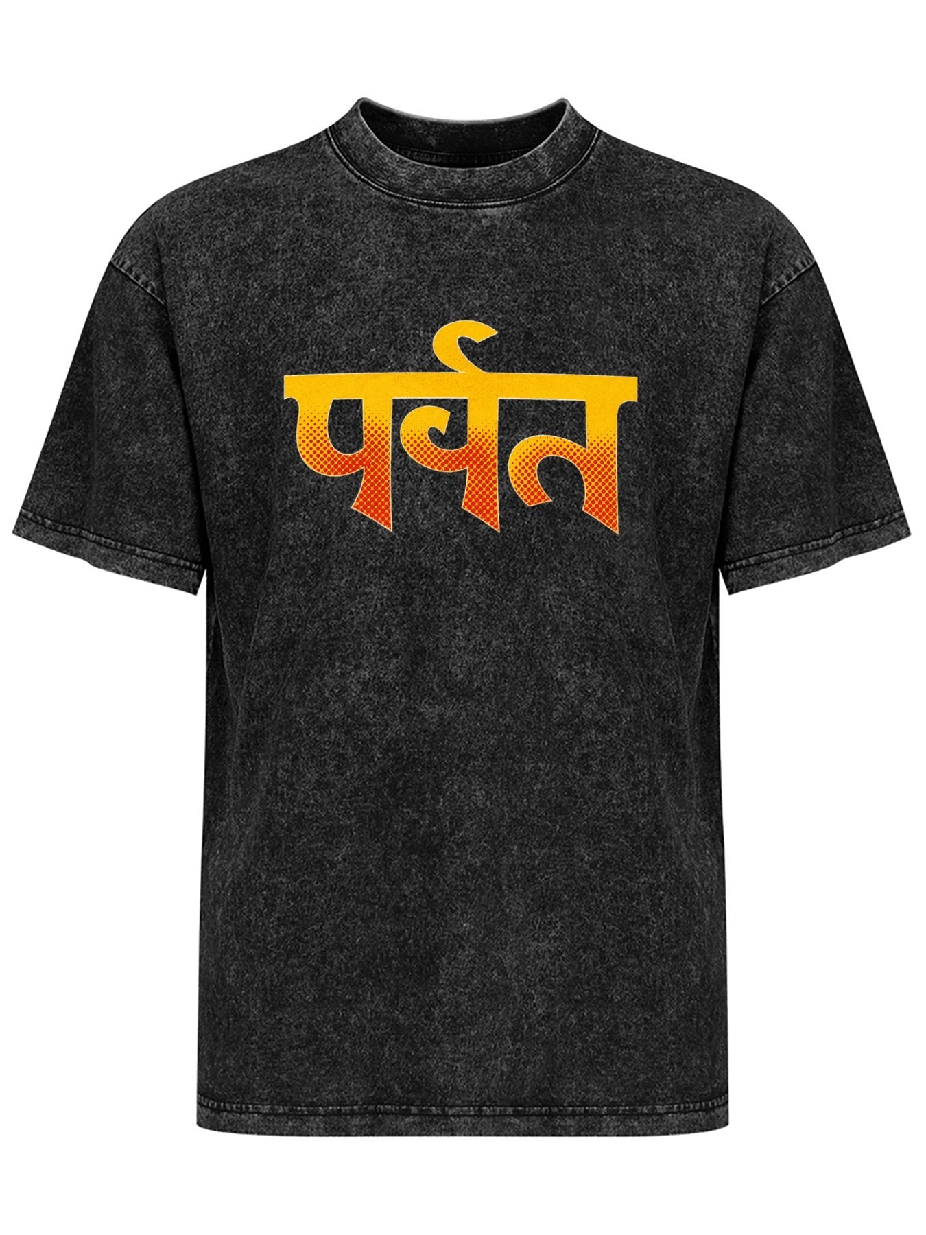 Parvat Devanagari Typography Graphic T-Shirt