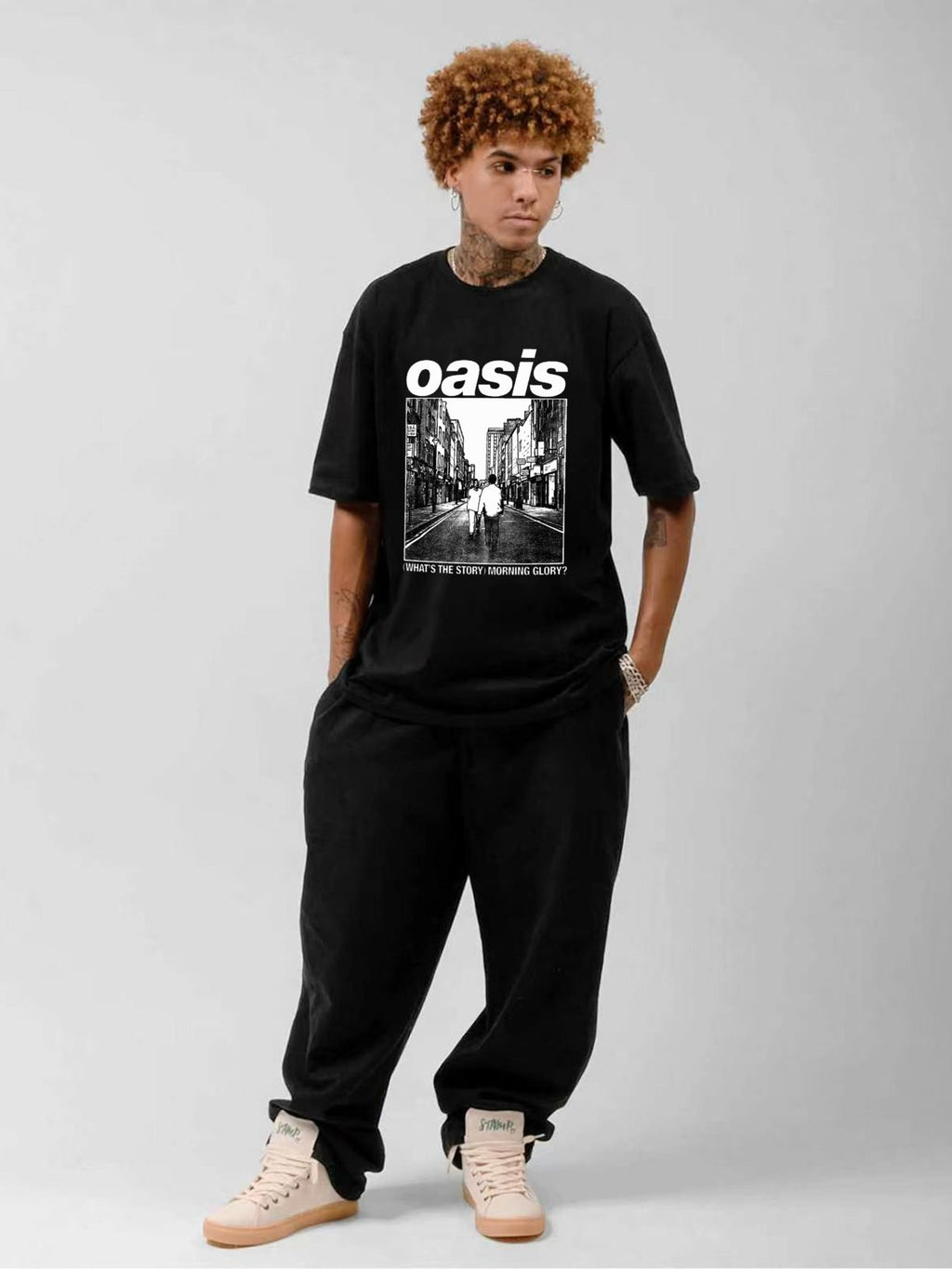 Oasis “Morning Glory” Street Photo Graphic T-Shirt