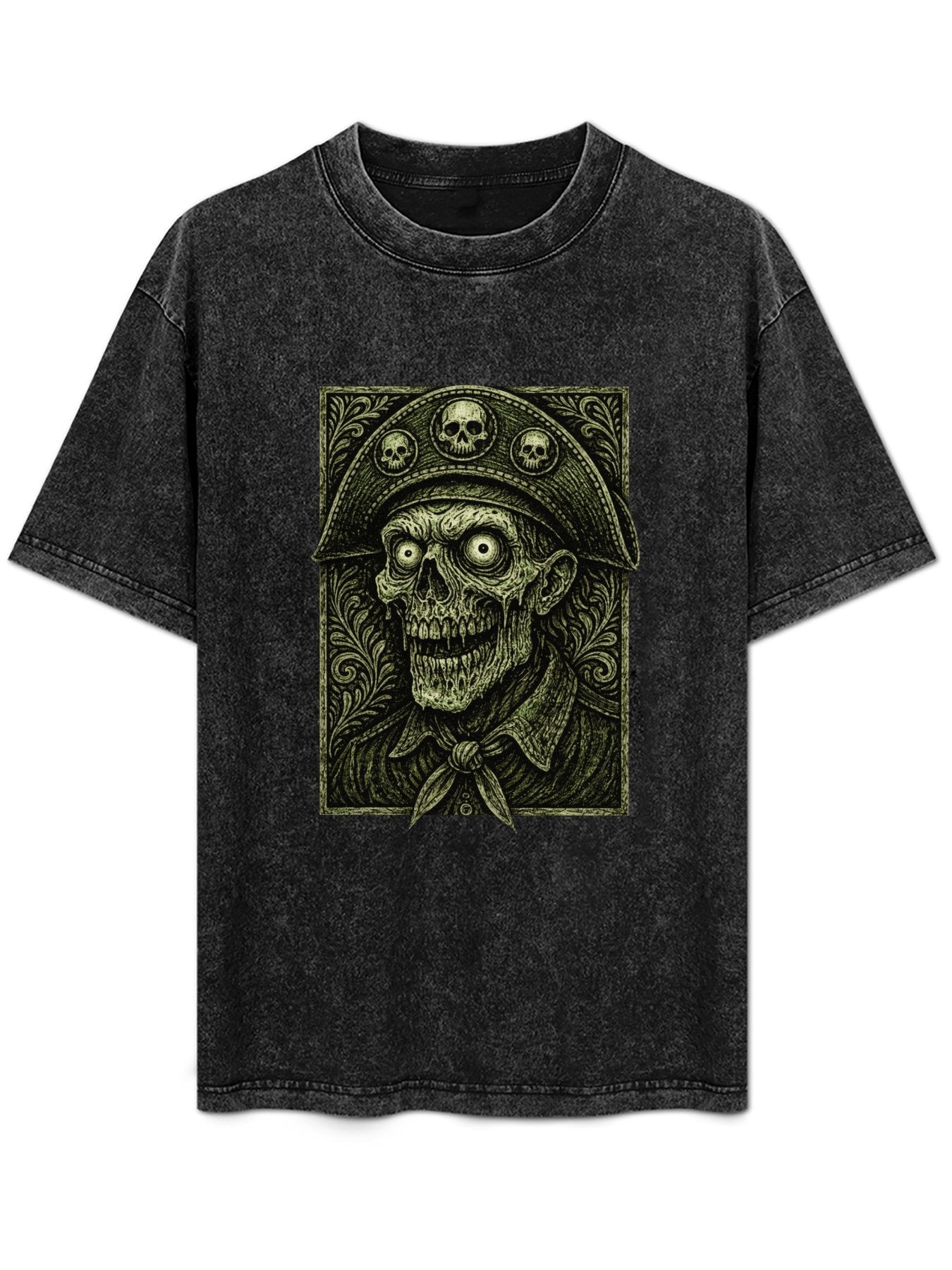Vintage Iron Maiden Eddie Undead Captain Graphic T-Shirt