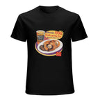 1998 Thanksgiving Day Breakfast Graphic Black T-Shirt