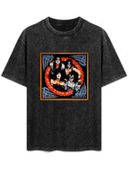 Vintage Washed KISS NYC ’77 Rock and Roll Over Graphic T-Shirt