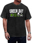 Green Day Hazard Symbols Graphic T-Shirt