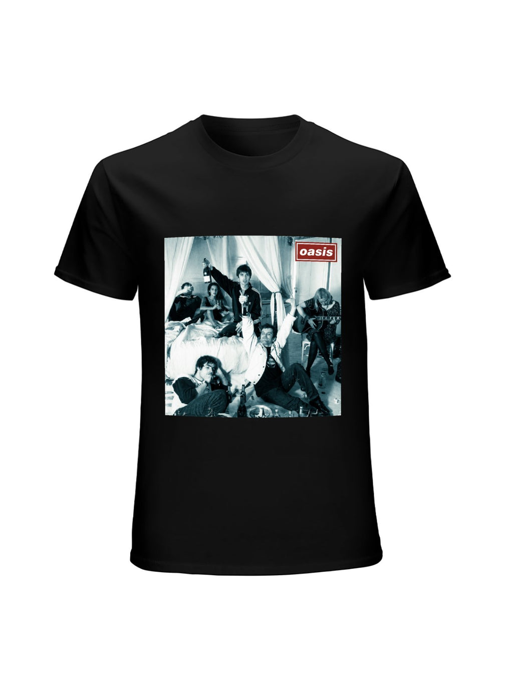 Oasis Bedroom Party Photo Graphic T-Shirt