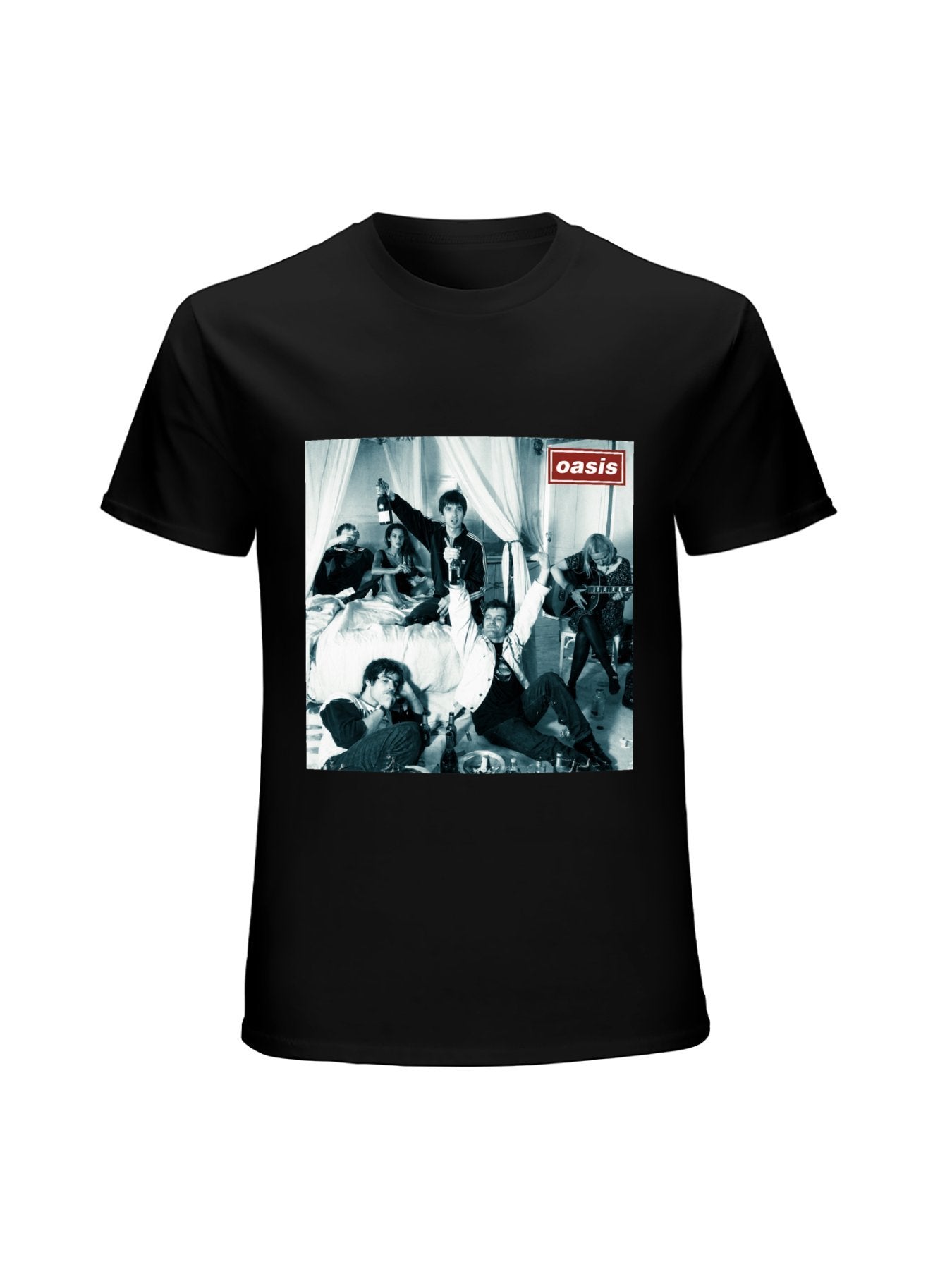 Oasis Bedroom Party Photo Graphic T-Shirt