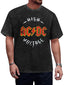 Vintage Washed AC/DC Distressed Logo Graphic T-Shirt