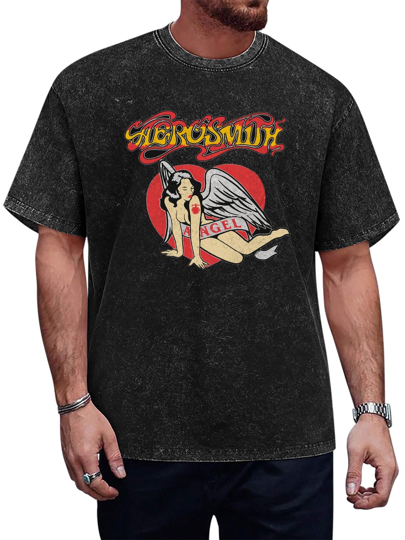 Aerosmith Angel Heart Graphic T-Shirt Main image