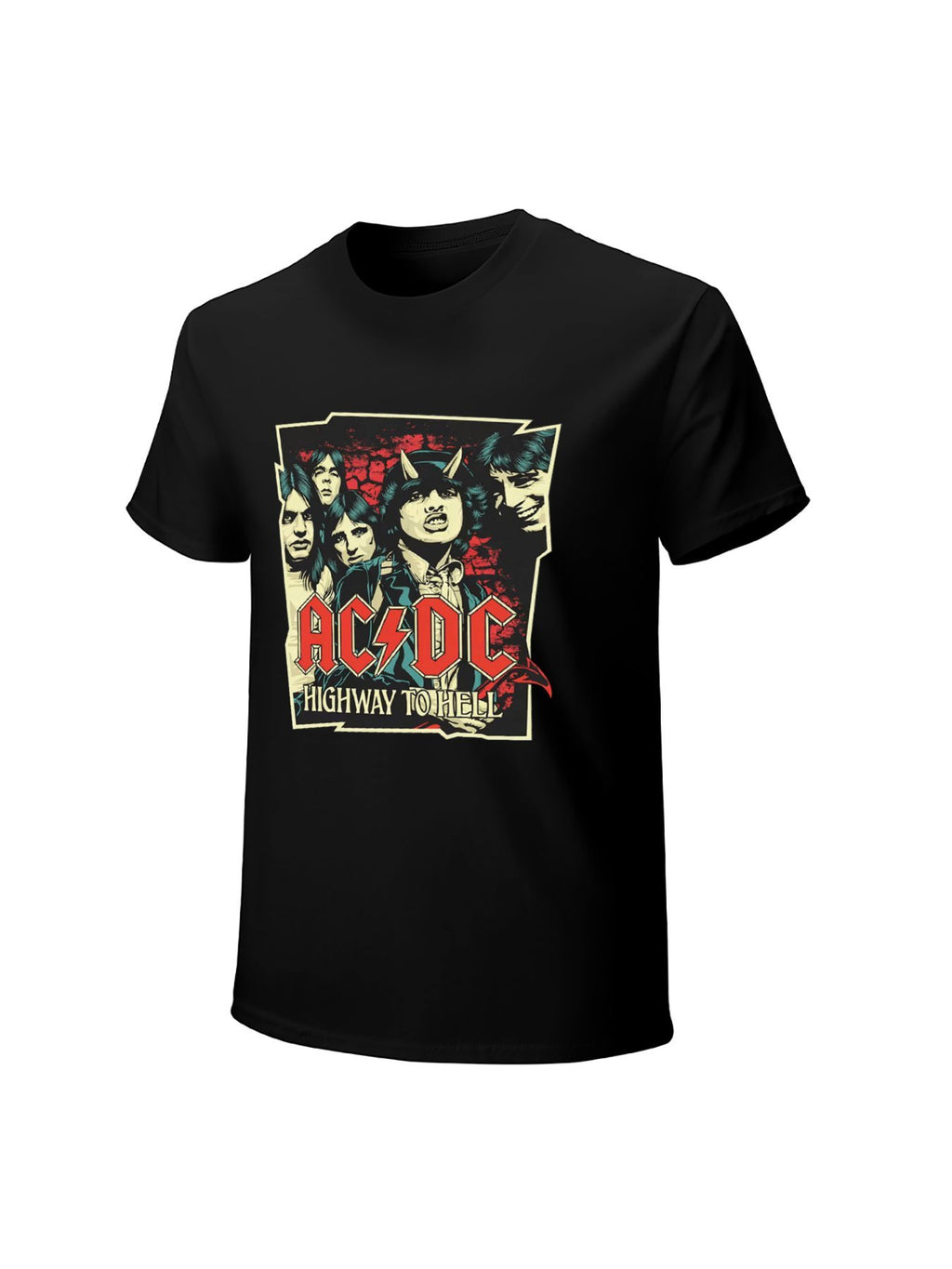 AC/DC Band Portrait Highway to Hell T-Shirt