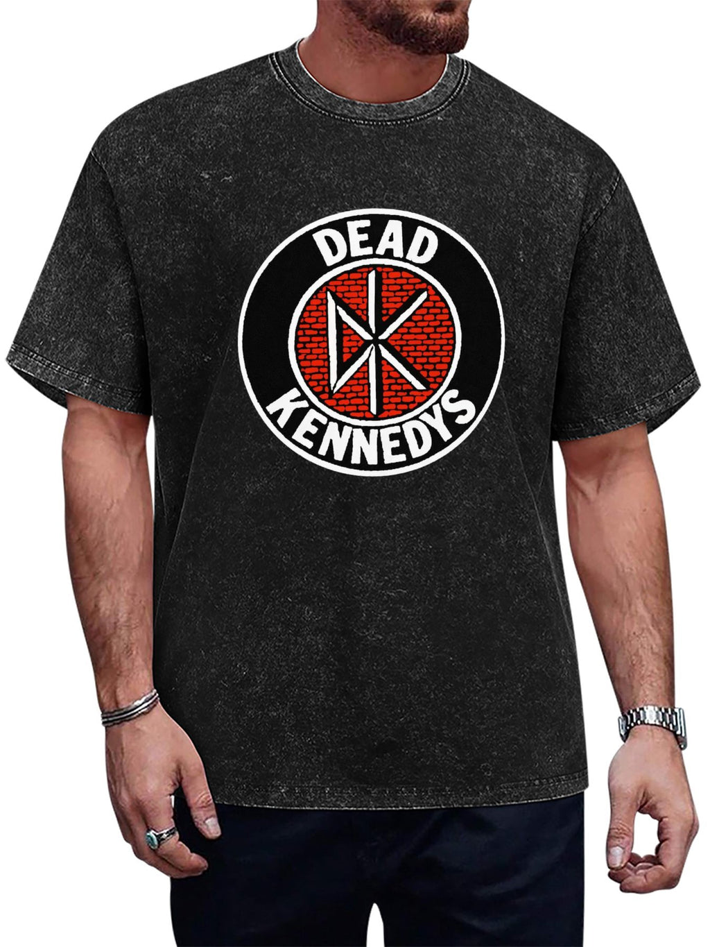 Vintage Washed Dead Kennedys Logo Graphic T-Shirt