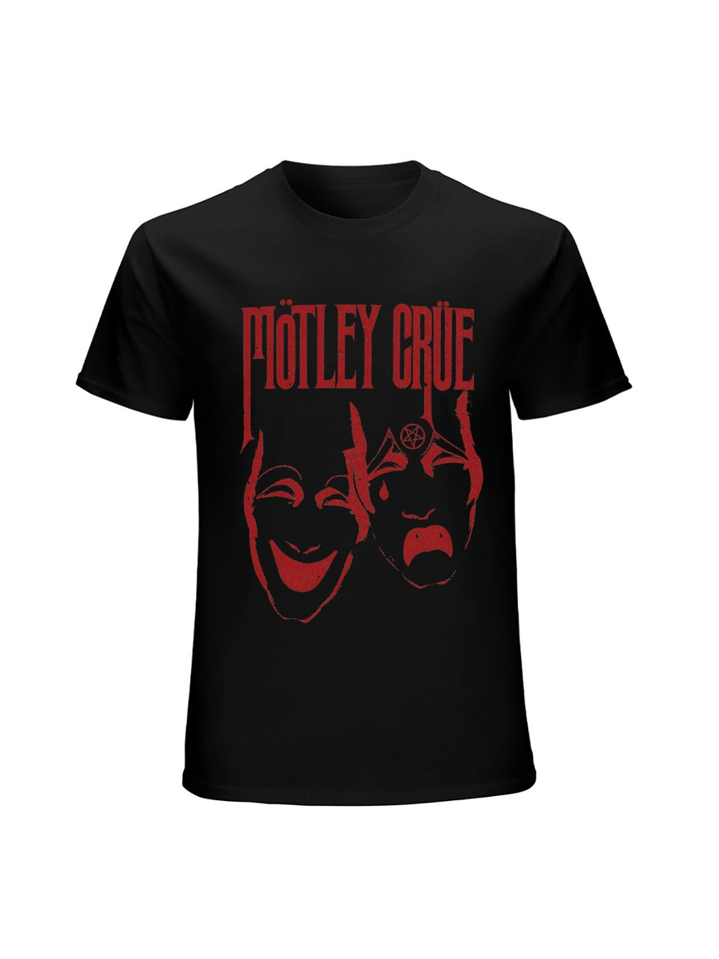 Mötley Crüe Theater Masks Graphic T-Shirt