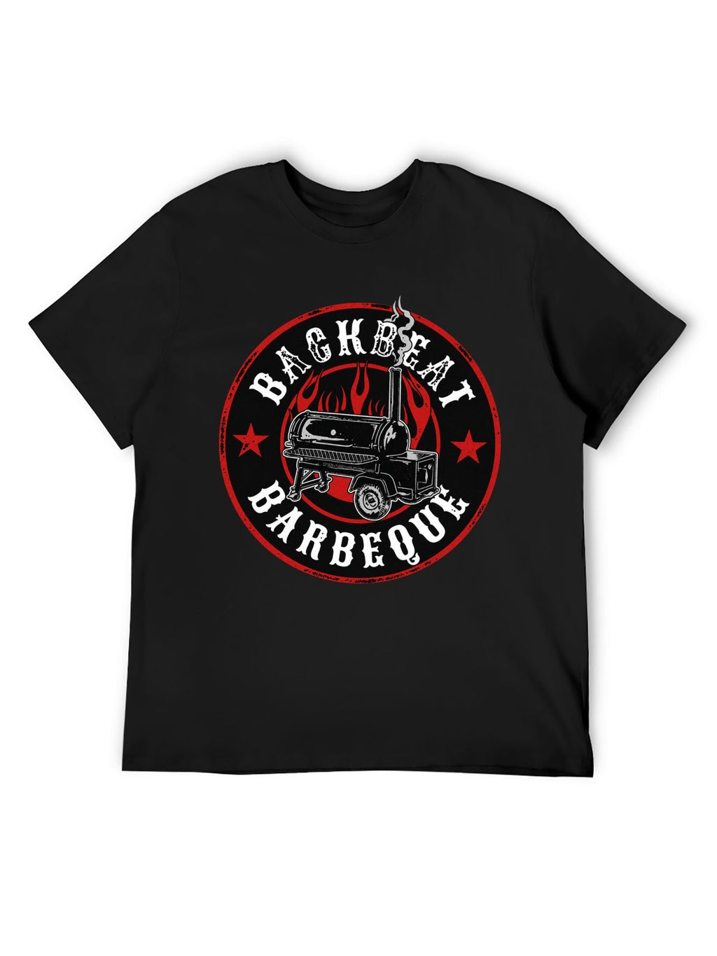 Backbeat Barbeque Smoker Grill Graphic T-Shirt