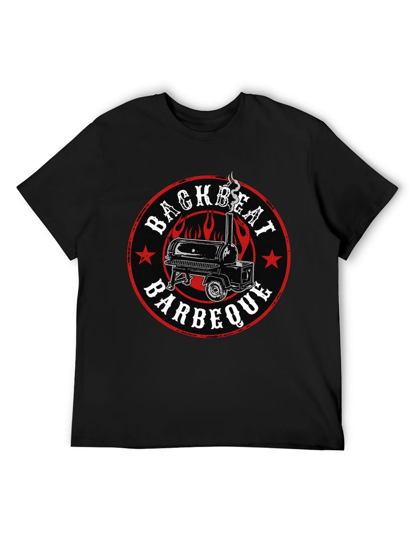Backbeat Barbeque Smoker Grill Graphic T-Shirt