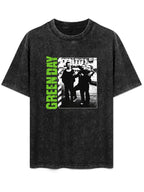 Green Day Street Photo Graphic T-Shirt