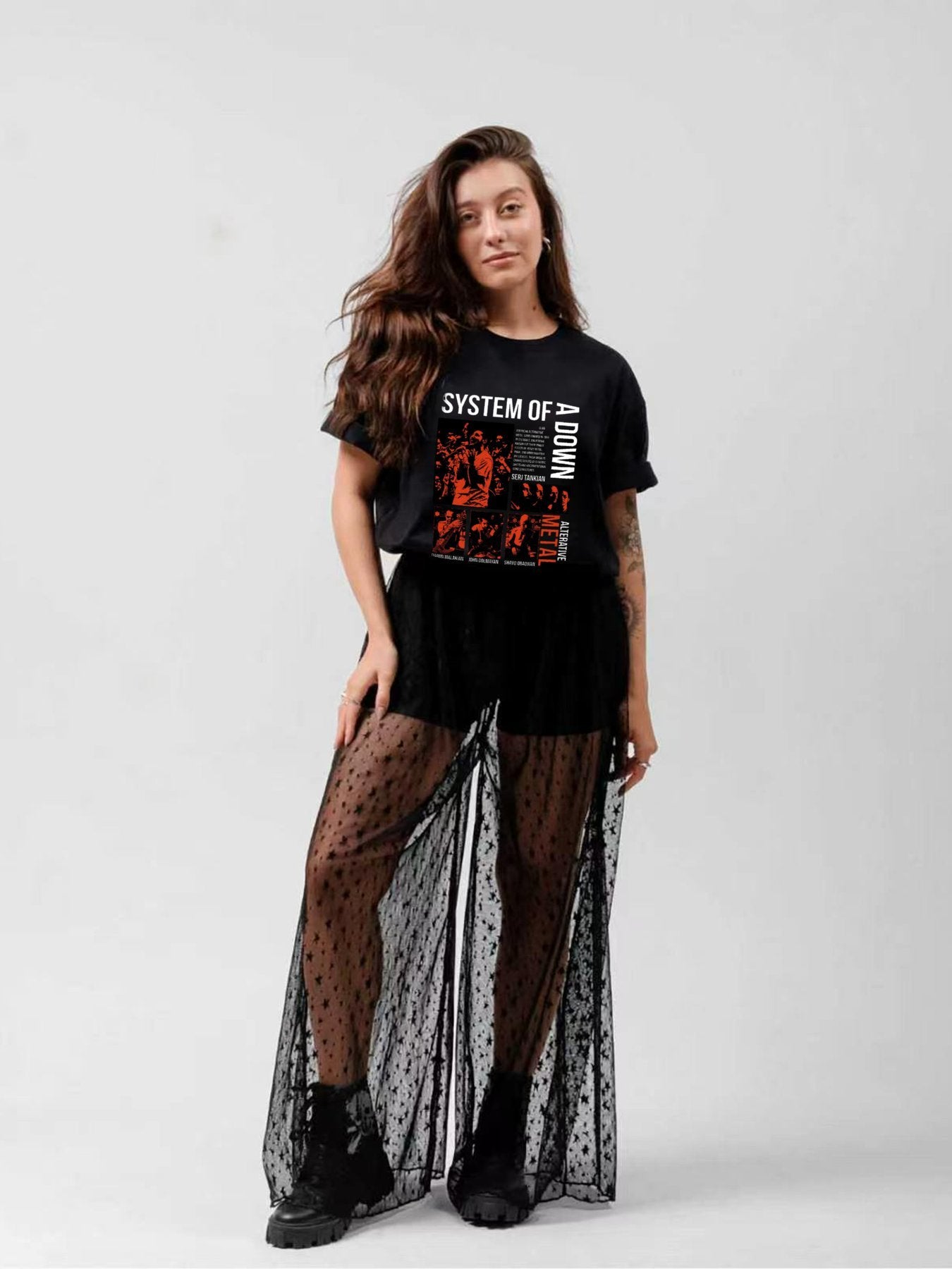 System of a Down Alternative Rock Collage T-Shirt