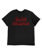 Guns N’ Roses Gothic Red Logo Graphic T-Shirt