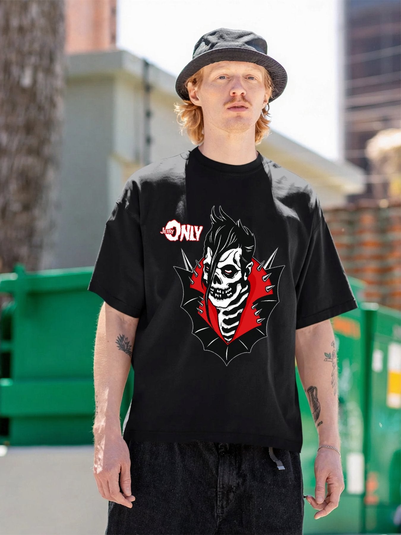 Jerry Only Punk Skull Graphic T-Shirt