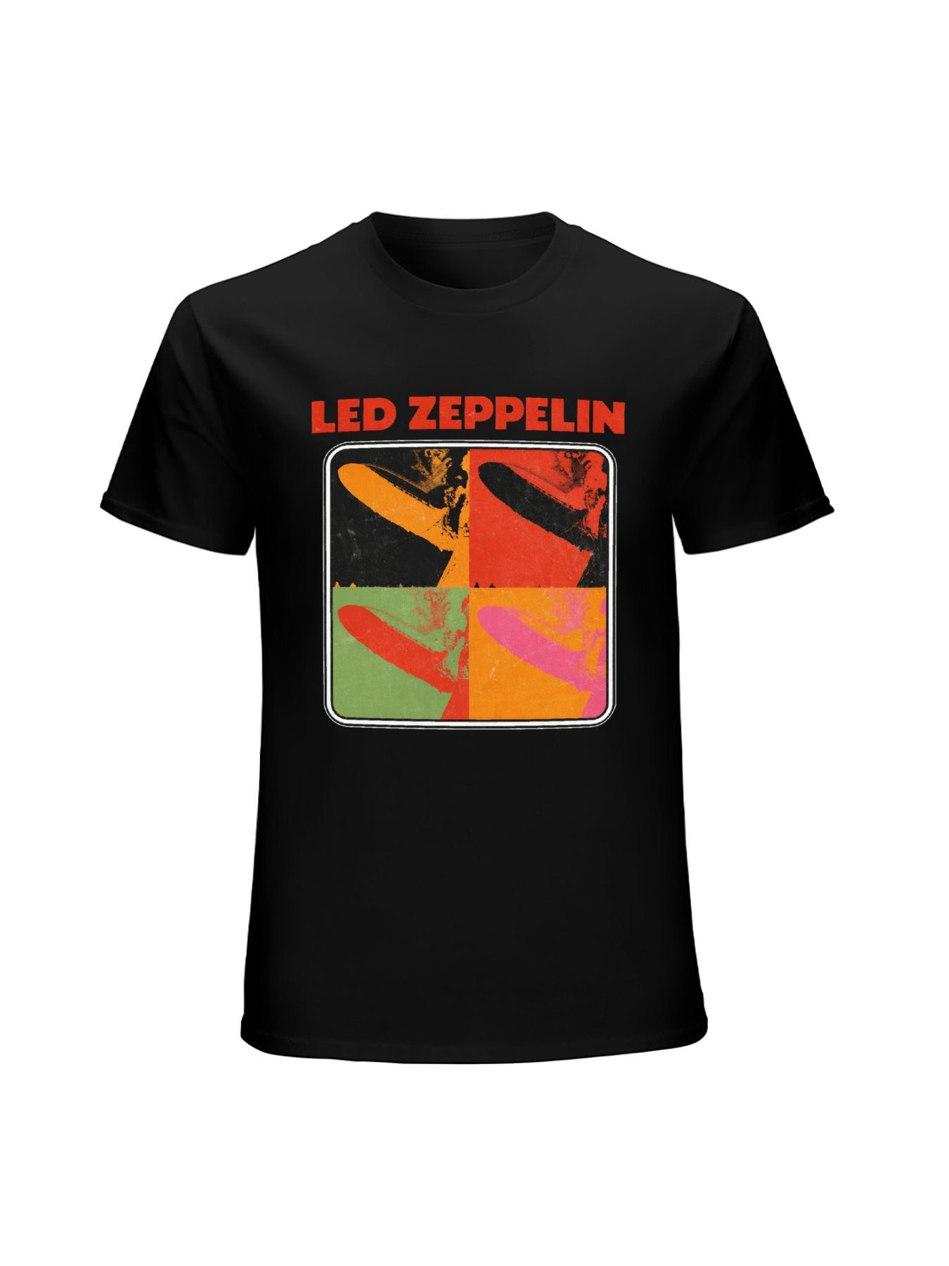 Led Zeppelin Pop Art Airship Graphic T-Shirt