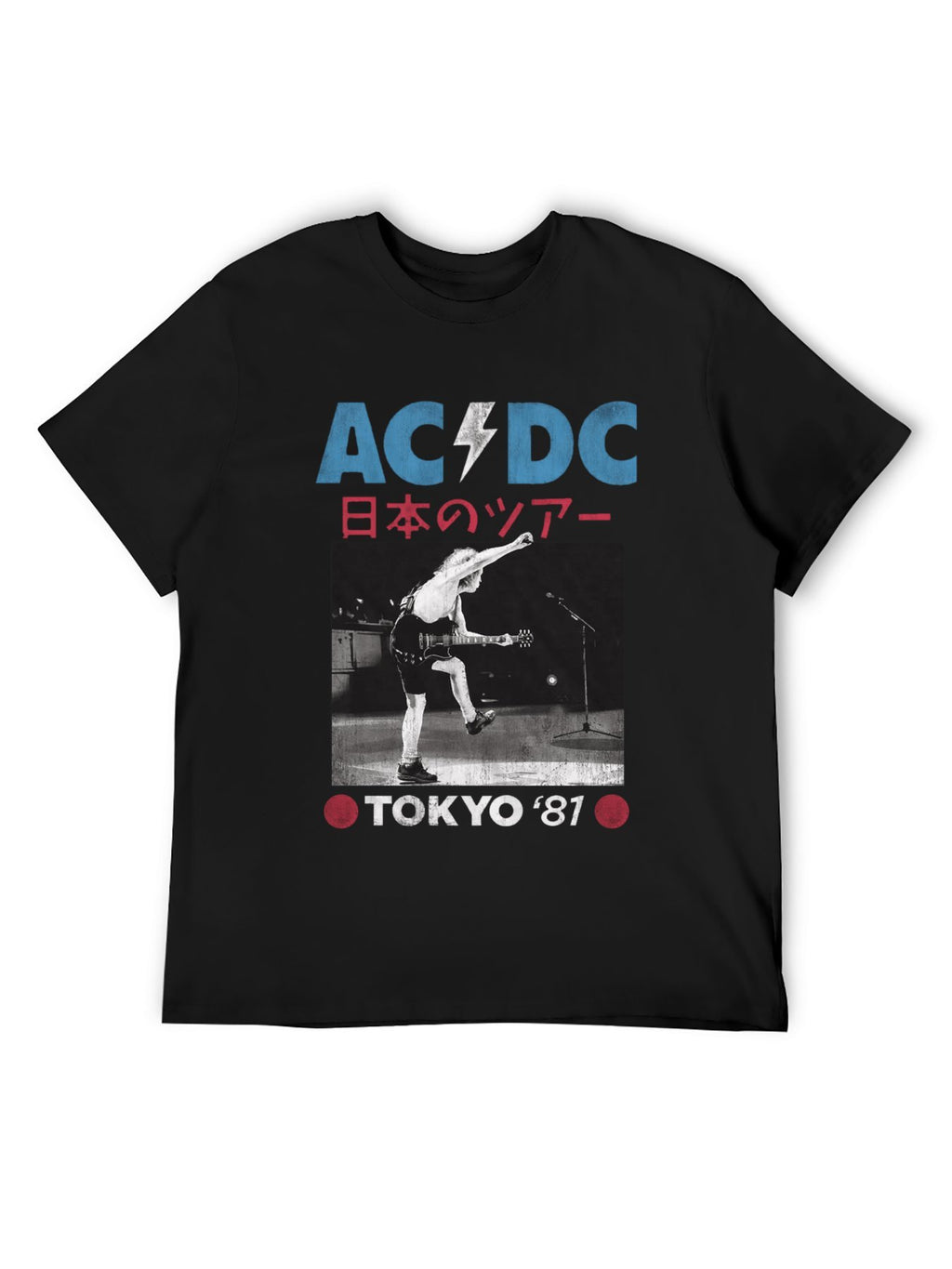 AC/DC Guitarist Tokyo ’87 Japanese Tour T-Shirt