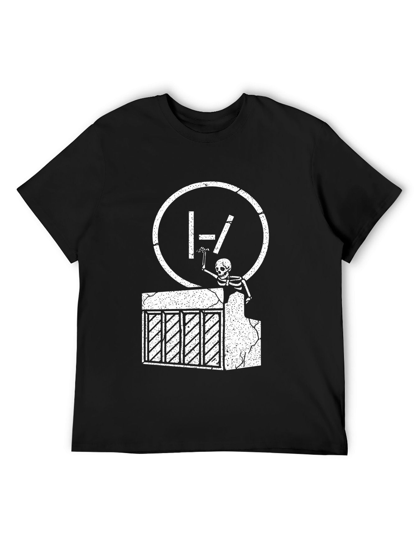 Twenty One Pilots Skeleton Piano Minimalist T-Shirt
