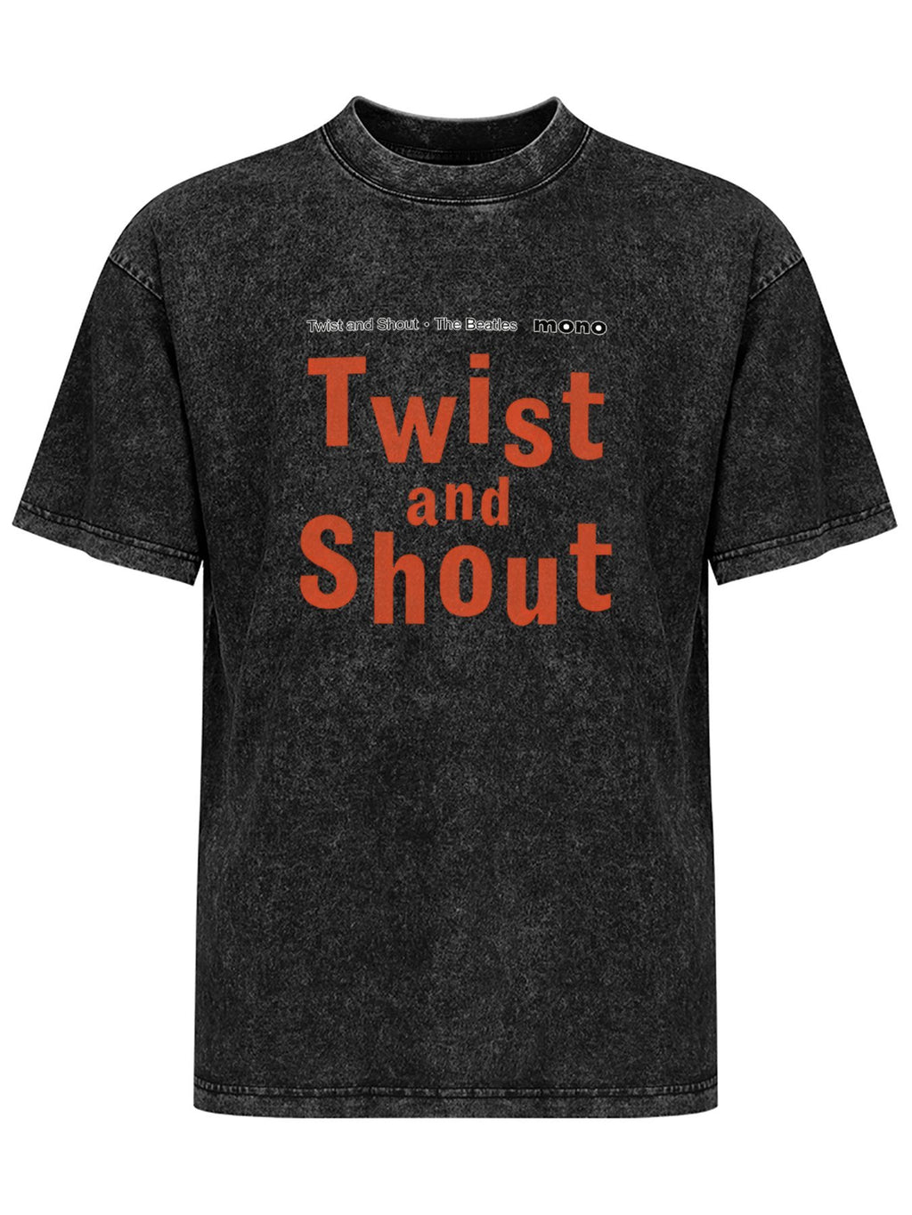 The Beatles Twist and Shout Typography Graphic T-Shirt