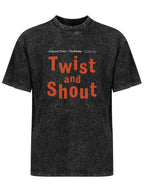 The Beatles Twist and Shout Typography Graphic T-Shirt