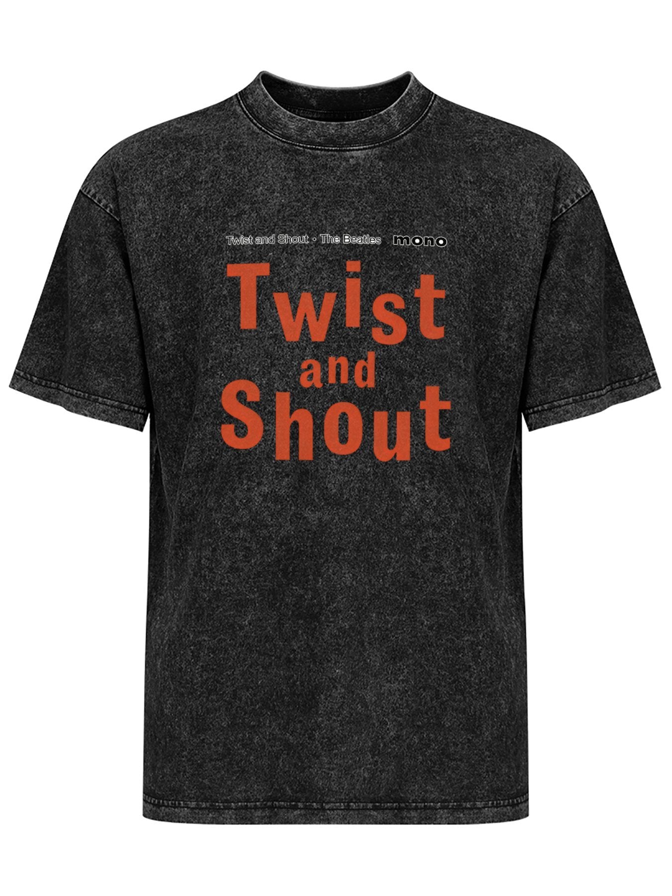 The Beatles Twist and Shout Typography Graphic T-Shirt