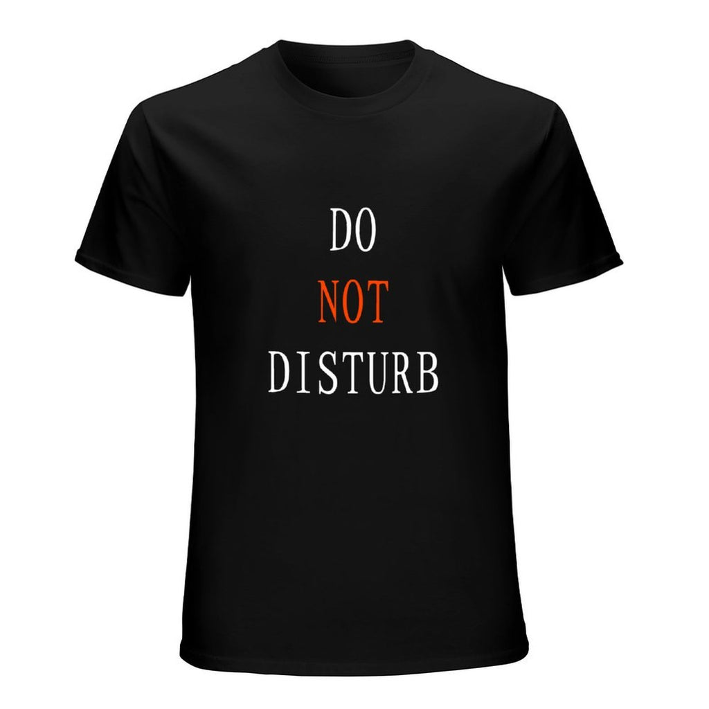 Do Not Disturb Graphic Black T-Shirt