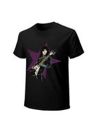 KISS Purple Star Guitarist Graphic T-Shirt
