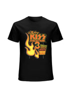 KISS Vacation 3 Crazy Nights Neon Flame Graphic T-Shirt
