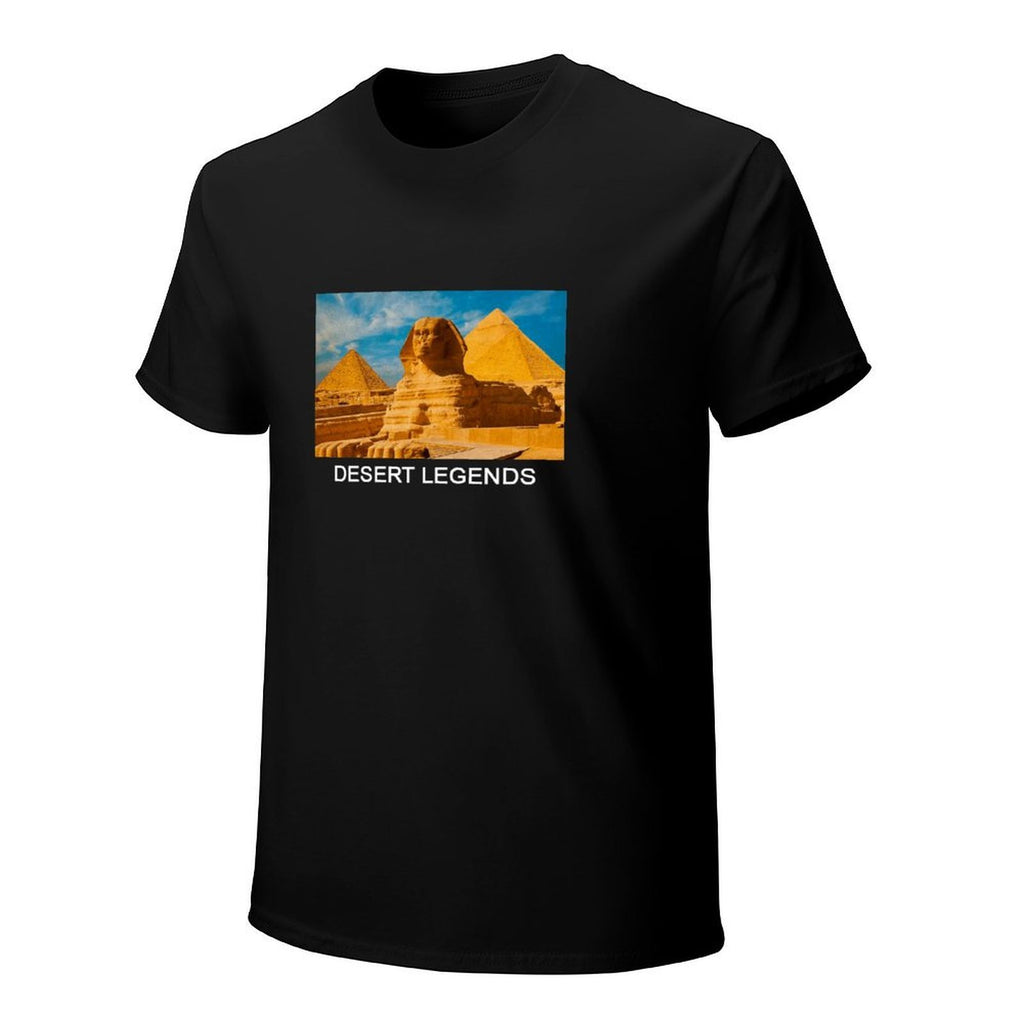 Desert Legends Sphinx Graphic Black T-Shirt