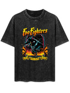 Vintage Washed Foo Fighters Wolf Graphic T-Shirt