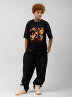 Guns N’ Roses Anime Band Portrait Graphic T-Shirt