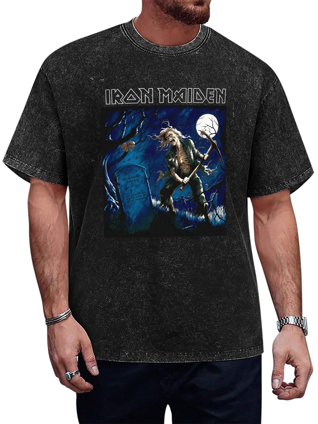 Iron Maiden Benjamin Breeg Graphic T-Shirt