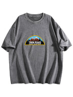 Twin Peaks Sheriff Department Graphic Washed T-Shirt
