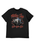 Mötley Crüe Girls Girls Girls Motorcycle Photo Graphic T-Shirt