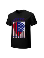 Journey USA Flag Heart Summer Stadium Tour 2024 Graphic T-Shirt