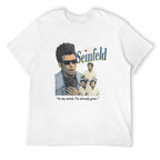 Seinfeld In My Mind Graphic White T-Shirt