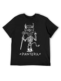 Pantera Devil Skeleton Graphic T-Shirt