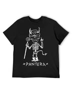 Pantera Devil Skeleton Graphic T-Shirt