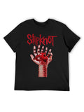 Slipknot Red Hand Horror Graphic T-Shirt