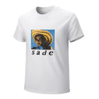 Sade Portrait Graphic White T-Shirt