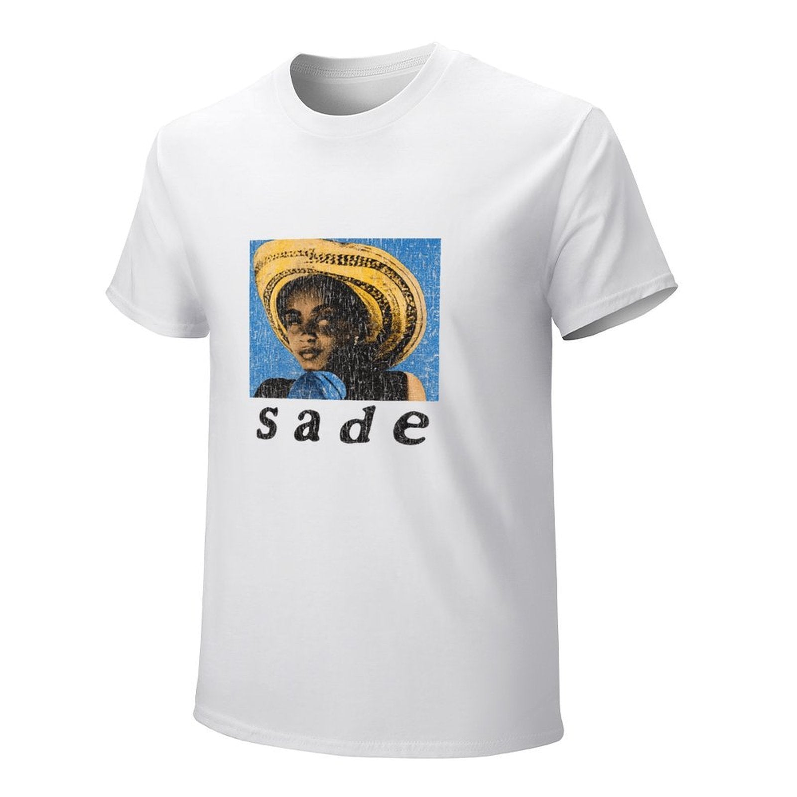 Sade Portrait Graphic White T-Shirt