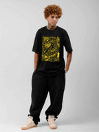Metallica Yellow Lyric Collage Graphic T-Shirt